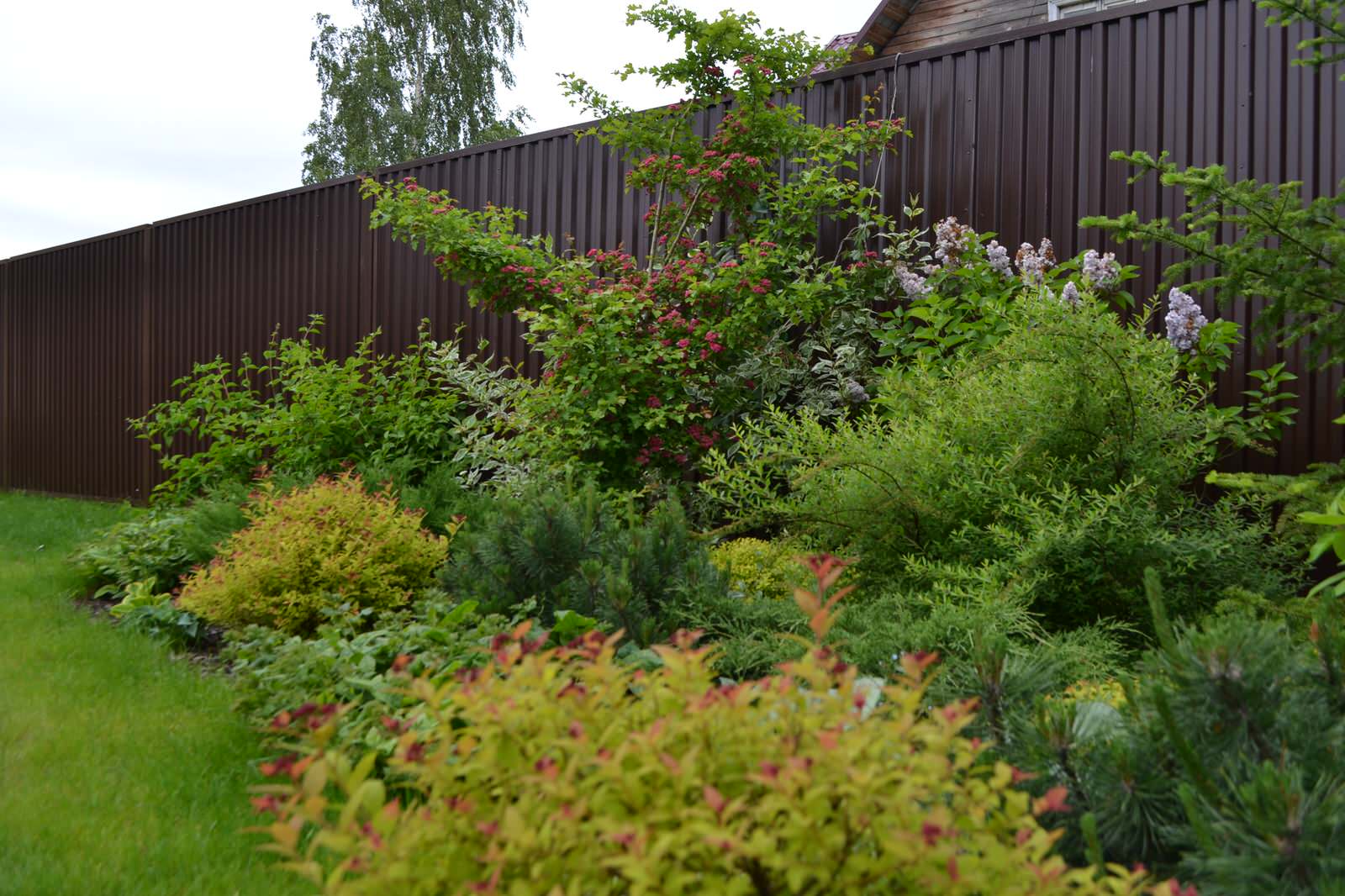 Миксбордер весной