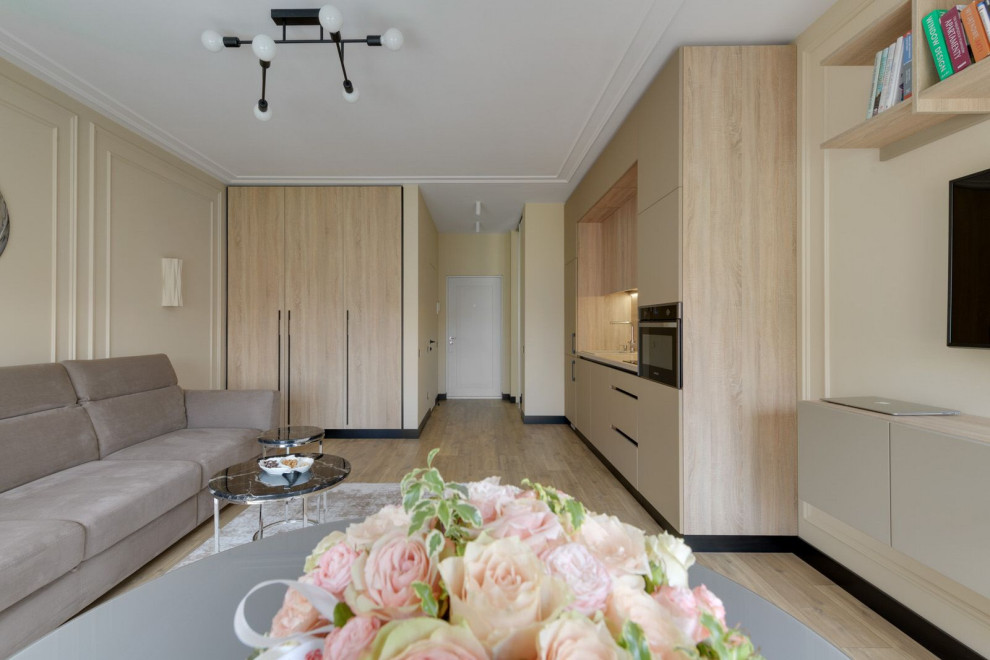 Ремонт квартиры в современном стиле на Рязанском проспекте в Москве