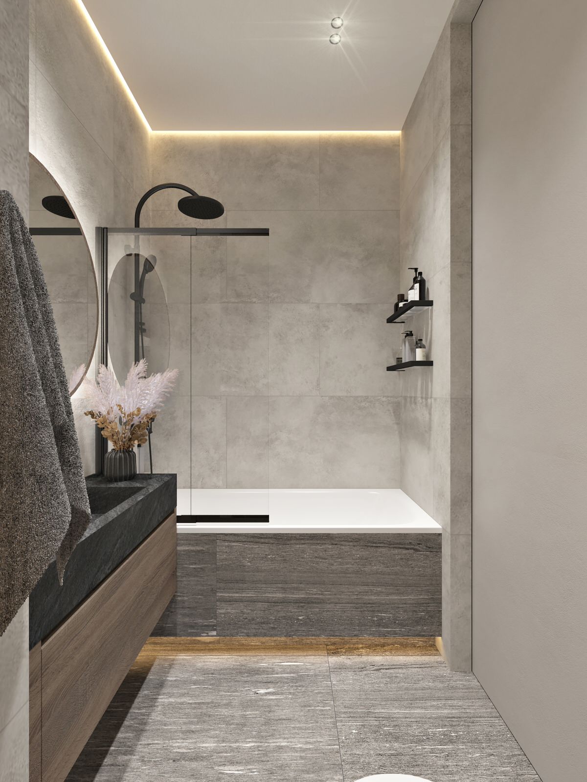 Обложка проекта: Минимализм для молодой семьи в ЖК Wellton Towers, г. Москва