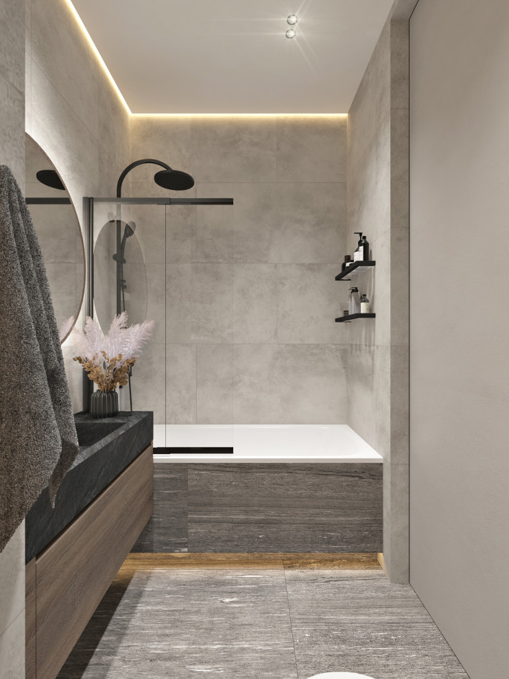 Обложка проекта: Минимализм для молодой семьи в ЖК Wellton Towers, г. Москва