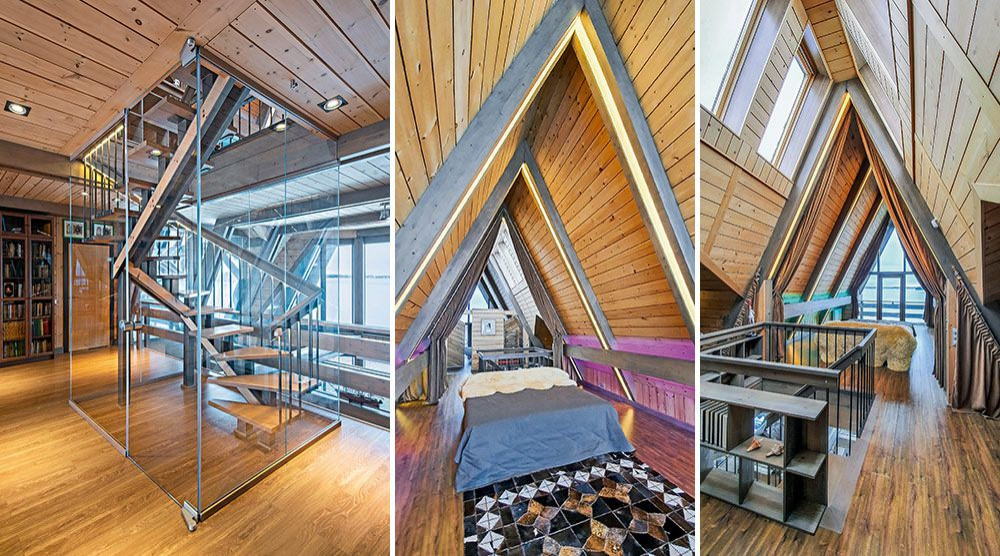 Фахверковый дом на берегу Волги