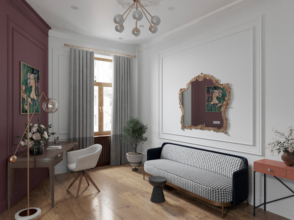 Проект в старом фонде в центре СПб. Ретро и винтаж.