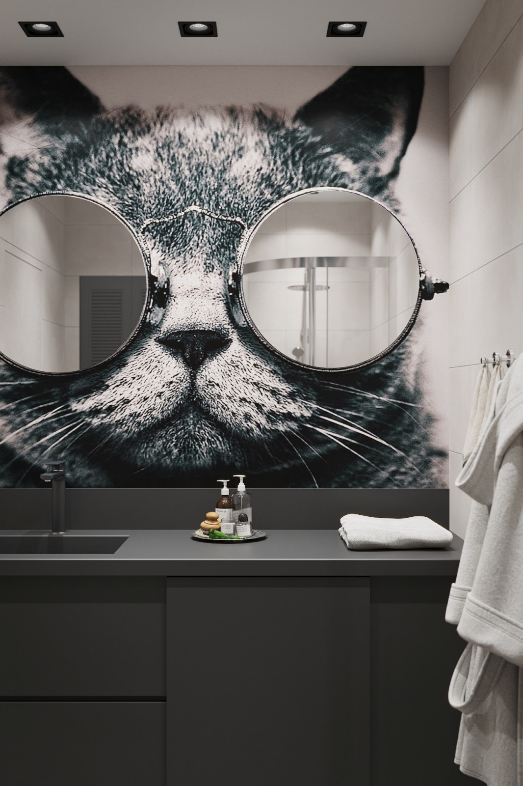 Обложка проекта: GrayBeton. Квартира для молодого человека