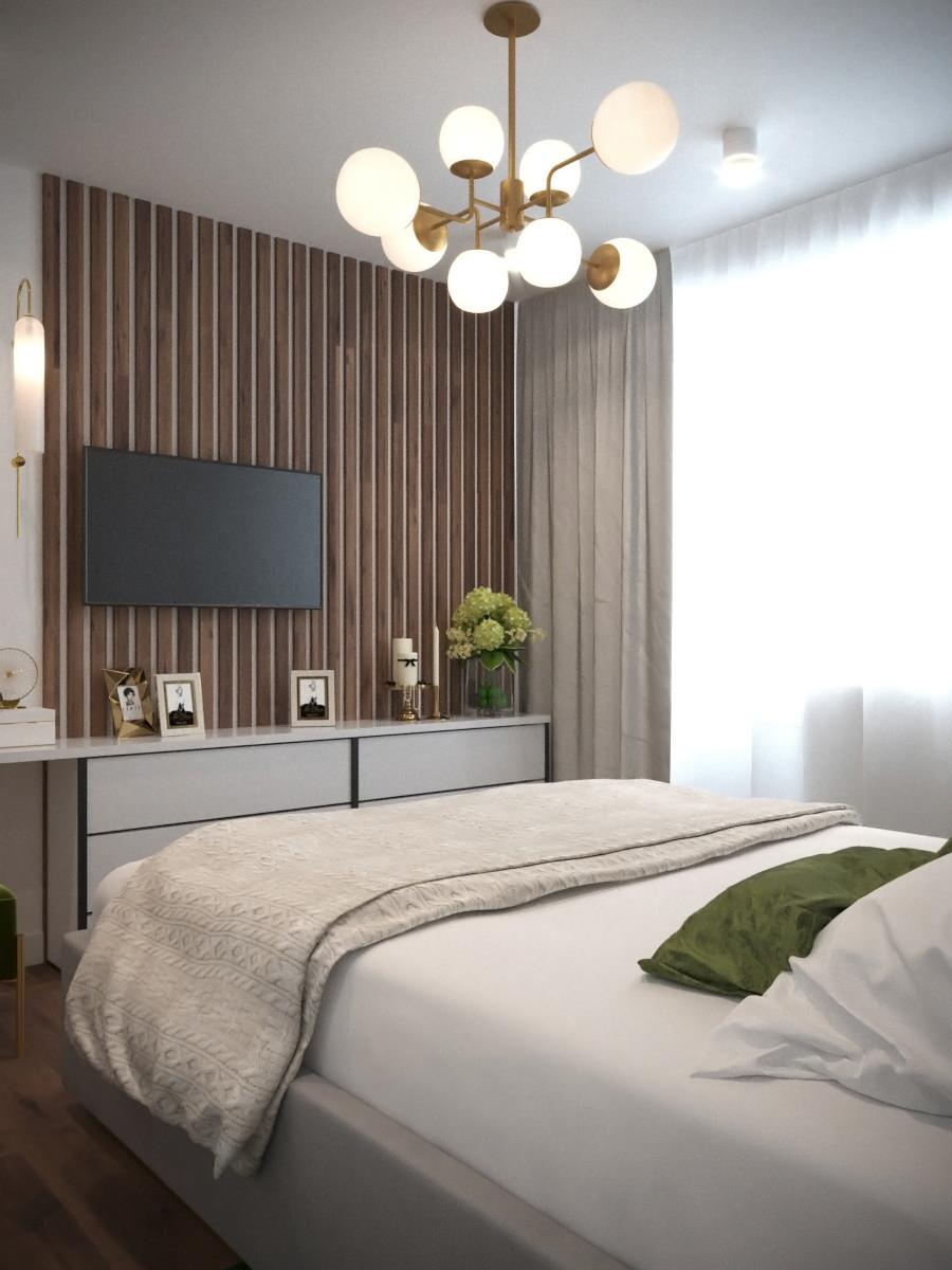 Обложка проекта: Спальня ЖК "Порт"