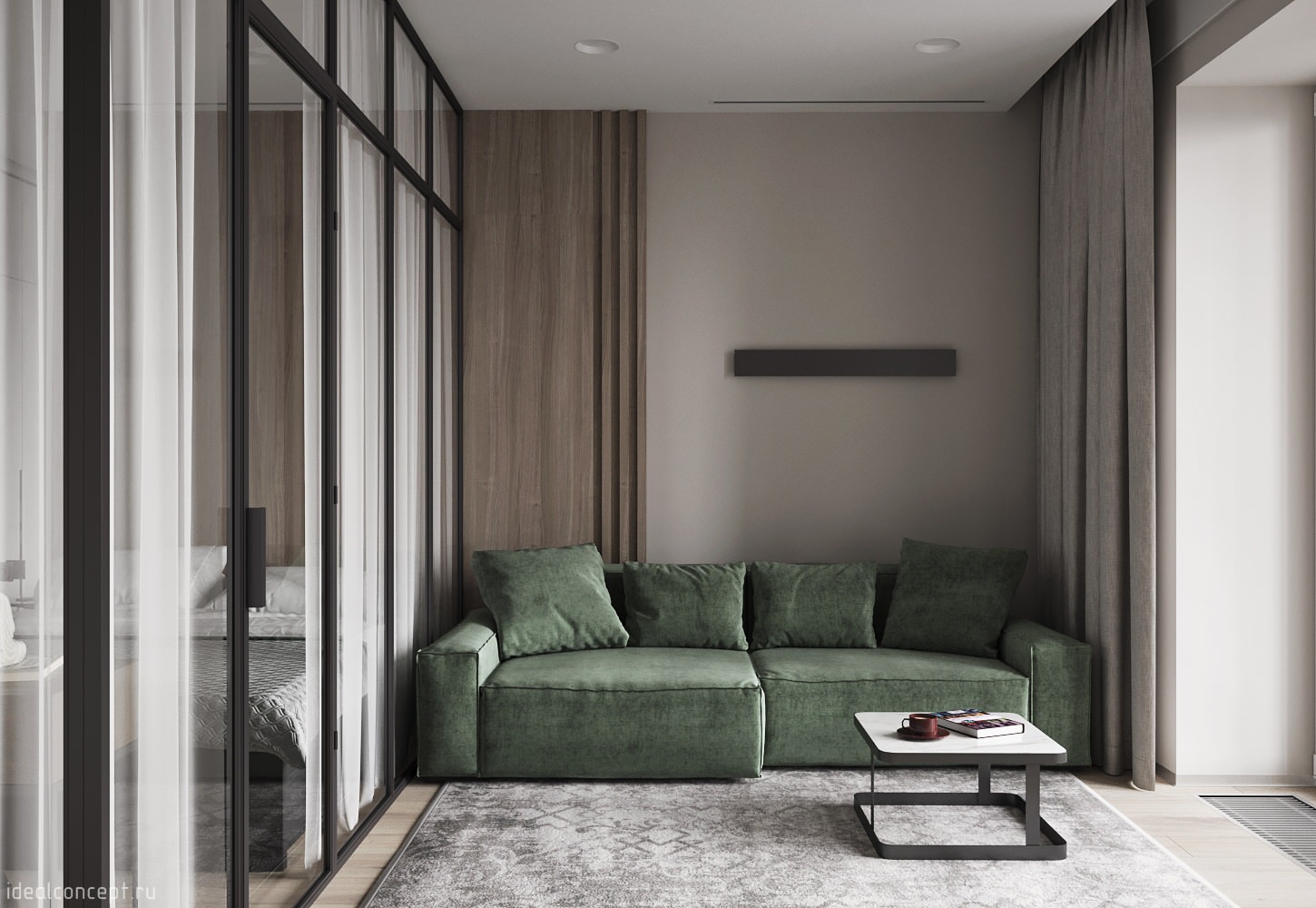 Уютный минимализм в Пушкино.