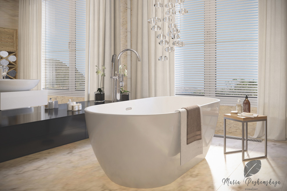 Обложка проекта: Визуализация ванной комнаты по ТЗ