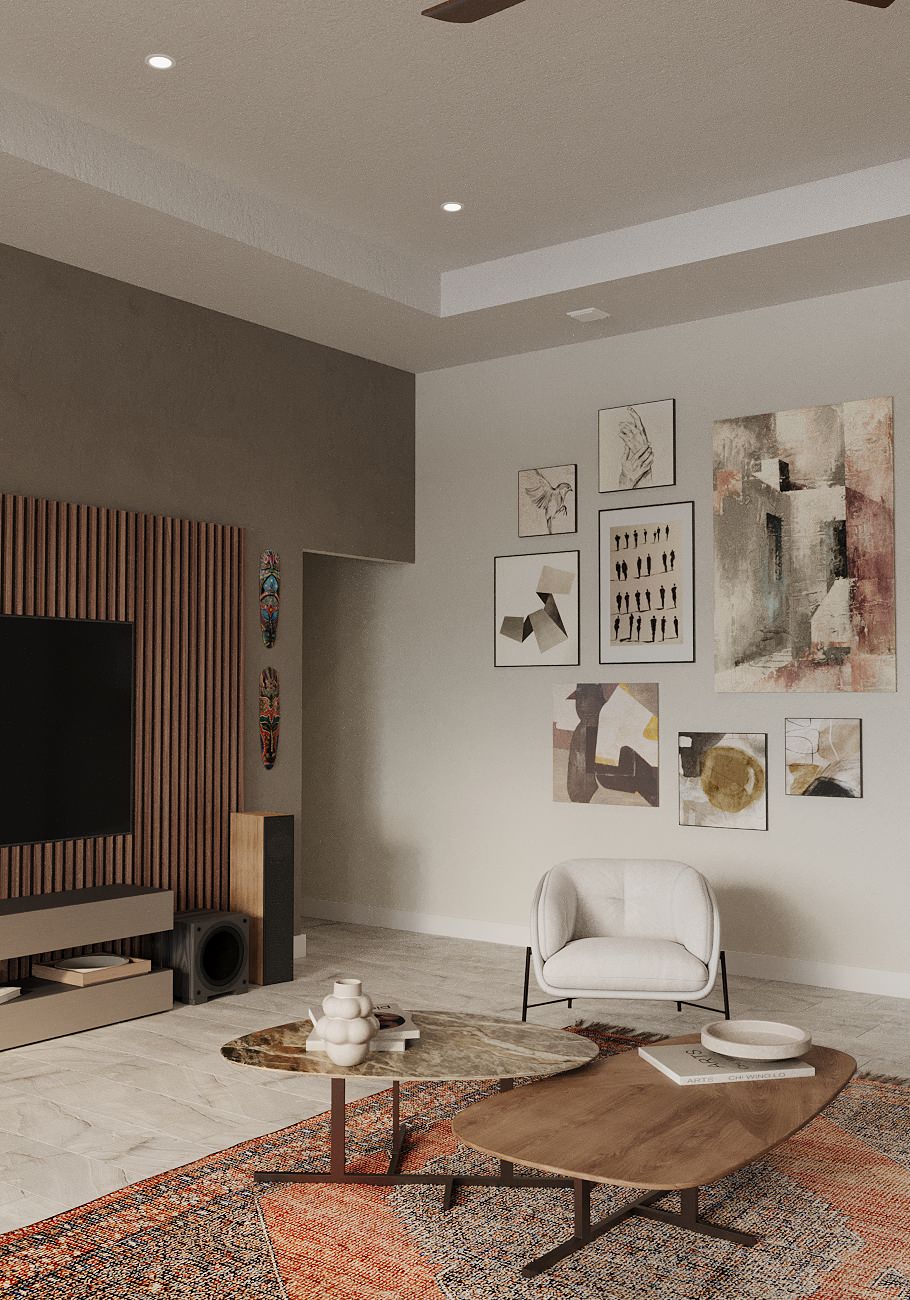 Дизайн дома во Флориде в стиле эклектика