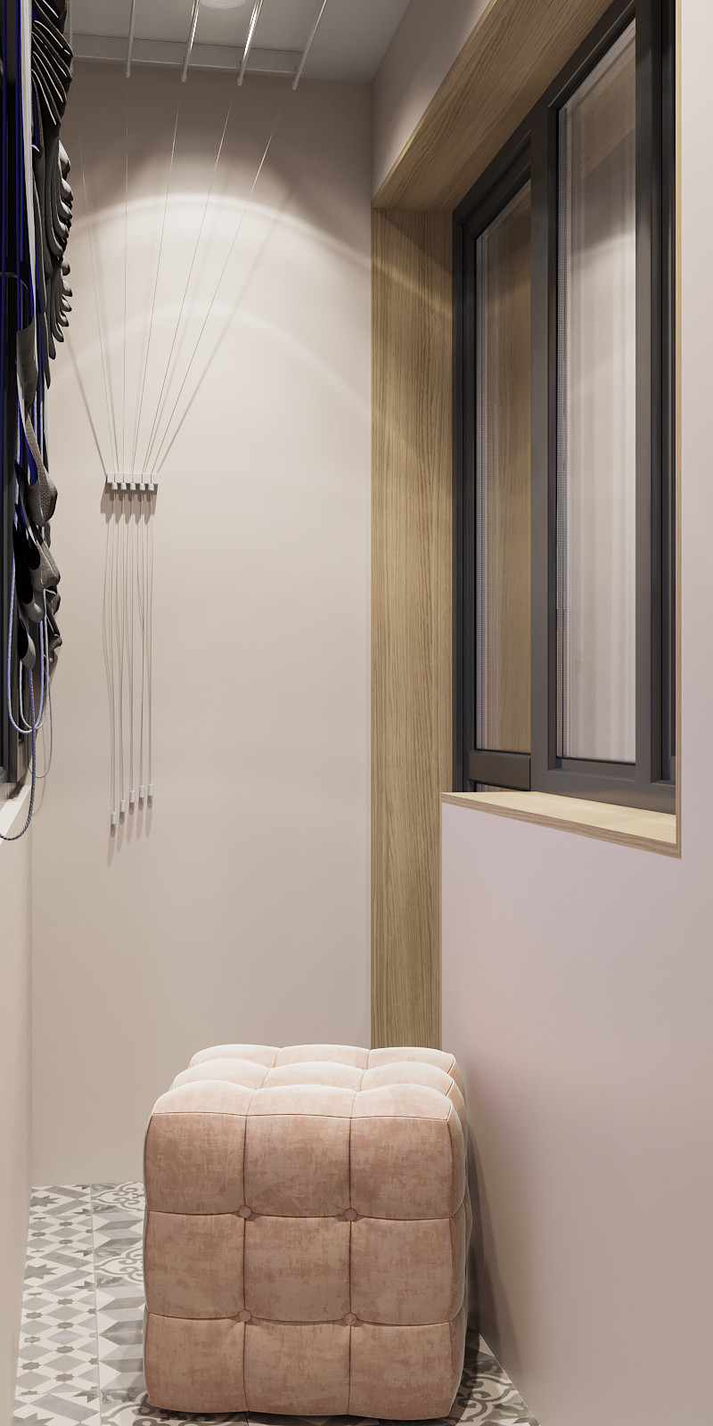 Valencia. Дизайн-проект квартиры, 58 кв.м