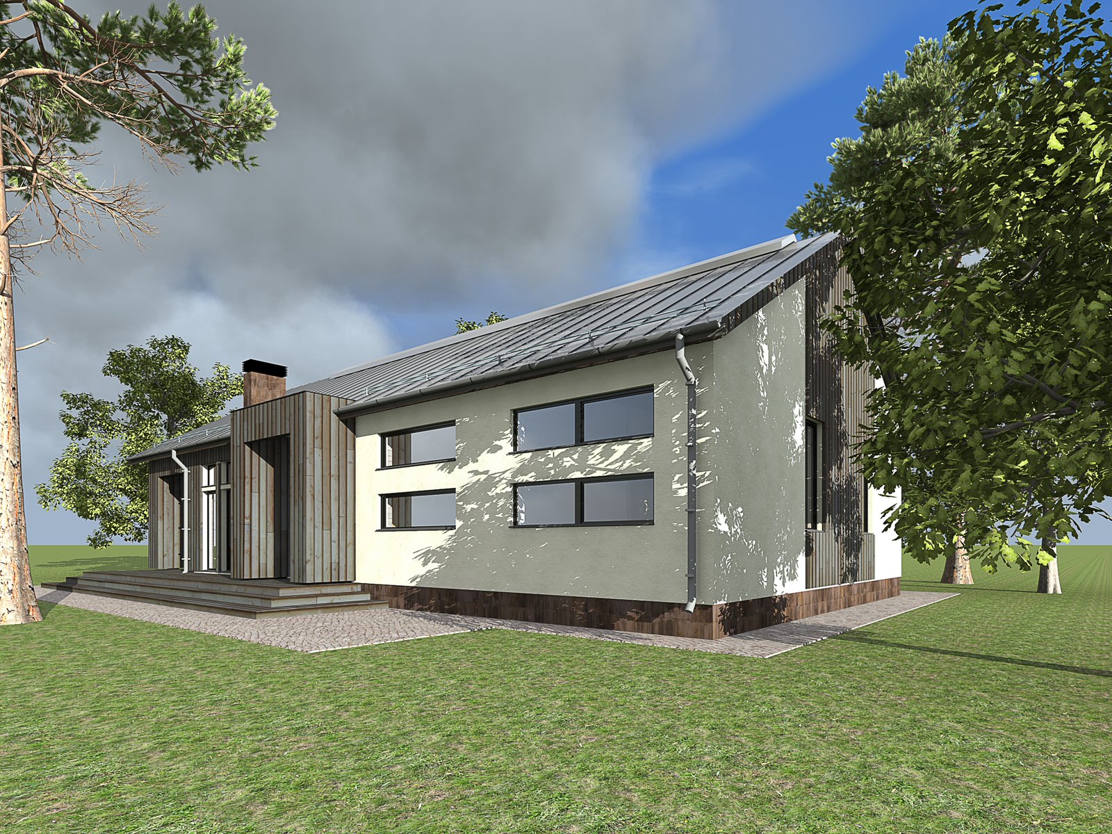 Каркасный дом