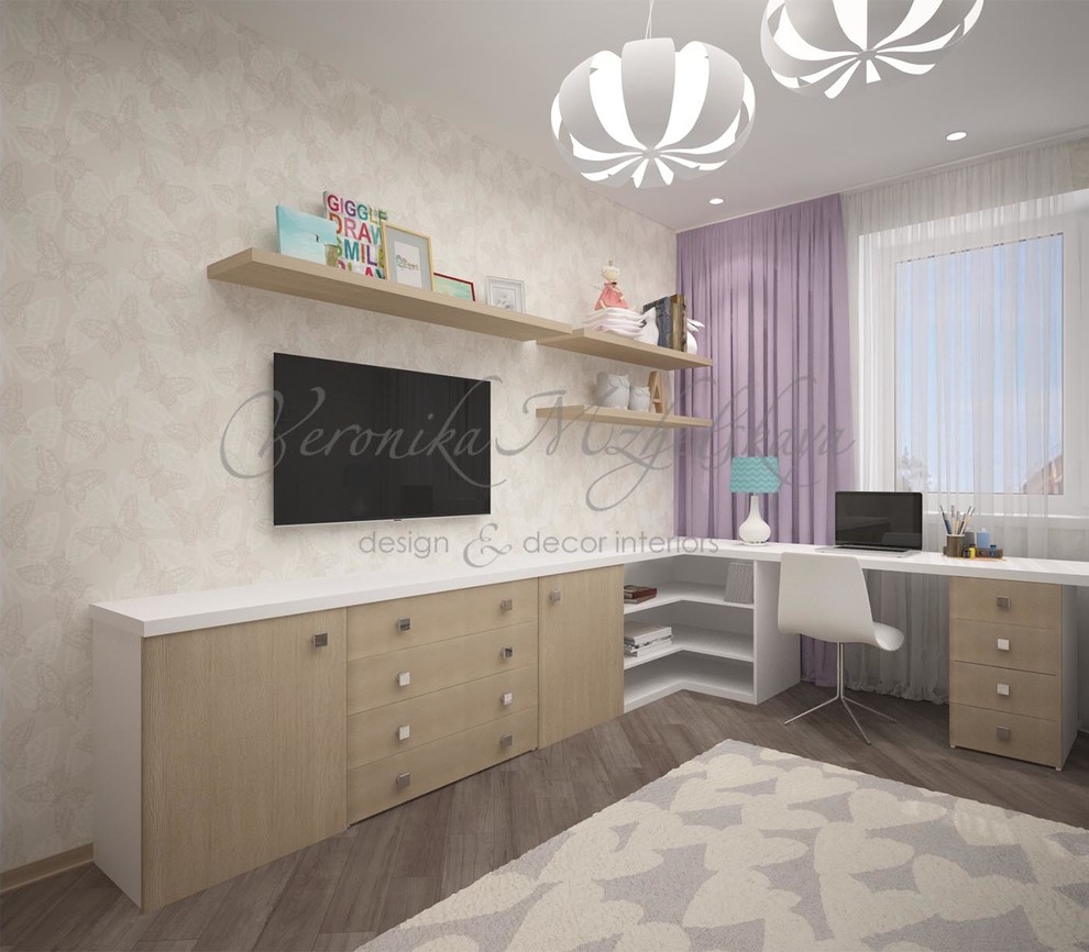 Квартира для молодой семьи с двумя дочками школьницами