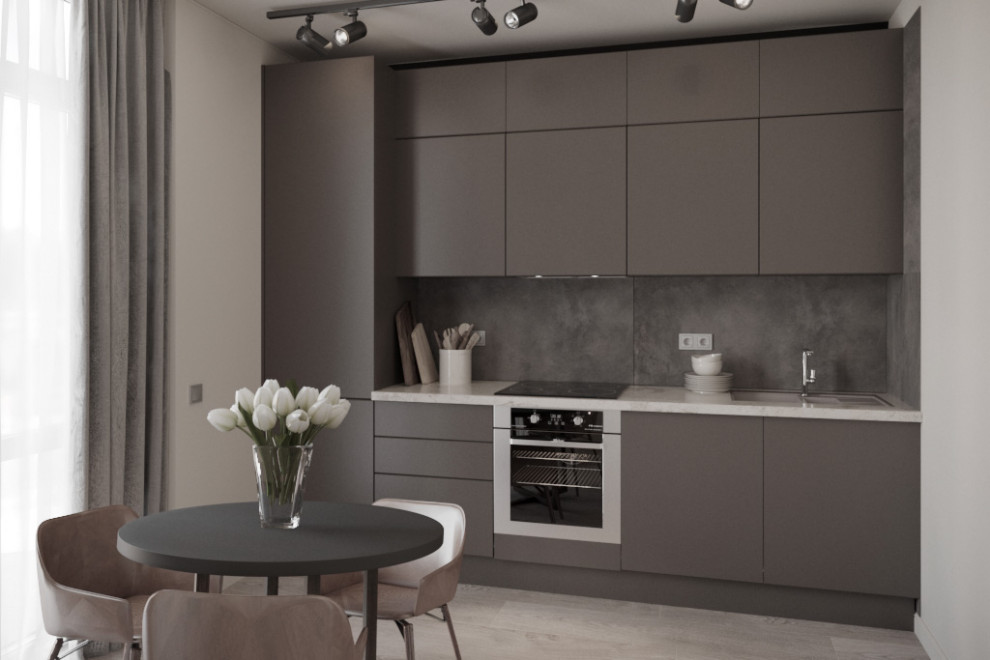 Дизайн-проект однокомнатной квартиры. Ростов-на-Дону. ЖК Династия