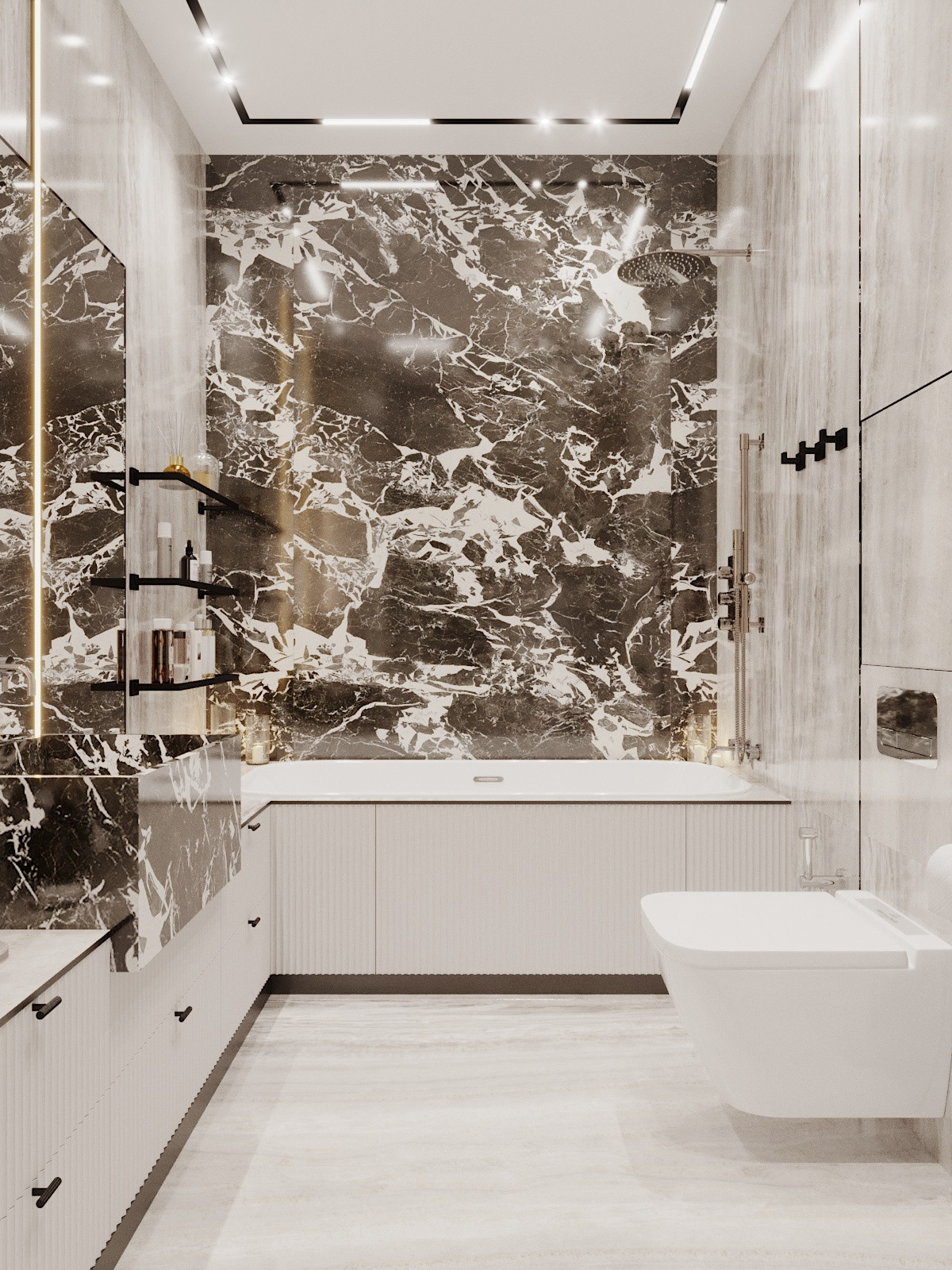 Интерьер 3-комнатной квартиры в ЖК Verona