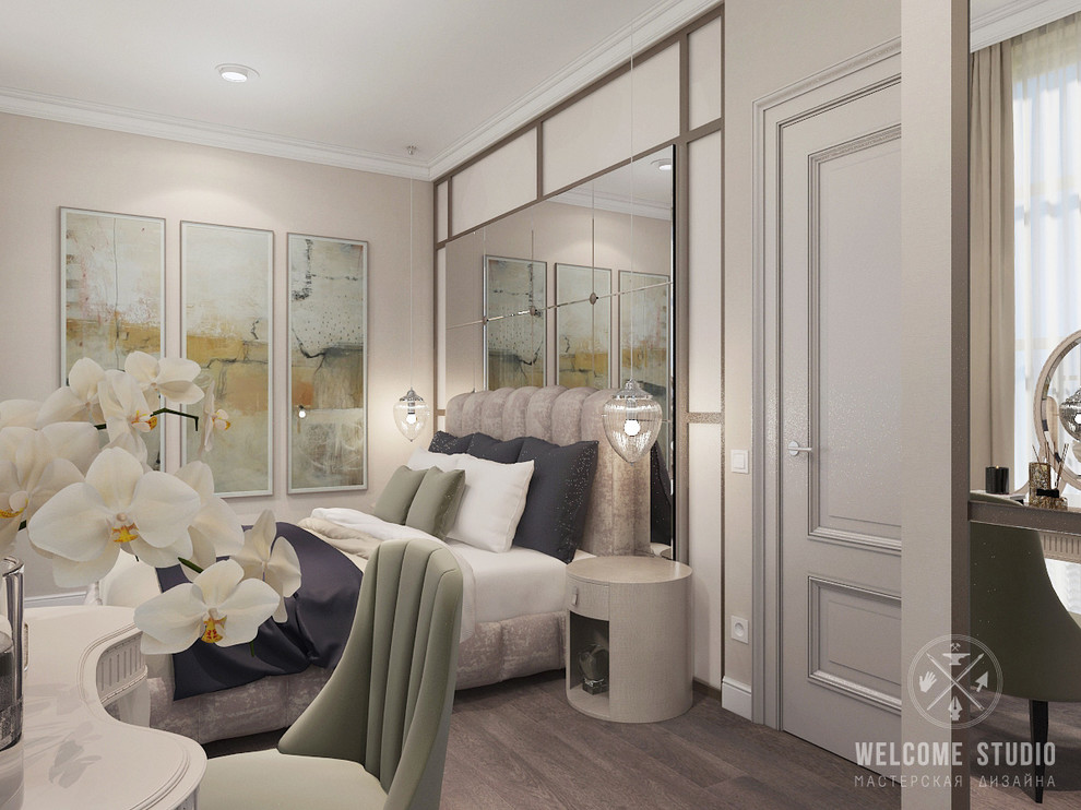 «Savanna’s color». Трёхкомнатная квартира в Москве.