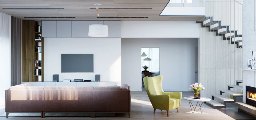 Интерьер коттеджа в п. Русский Юрмаш