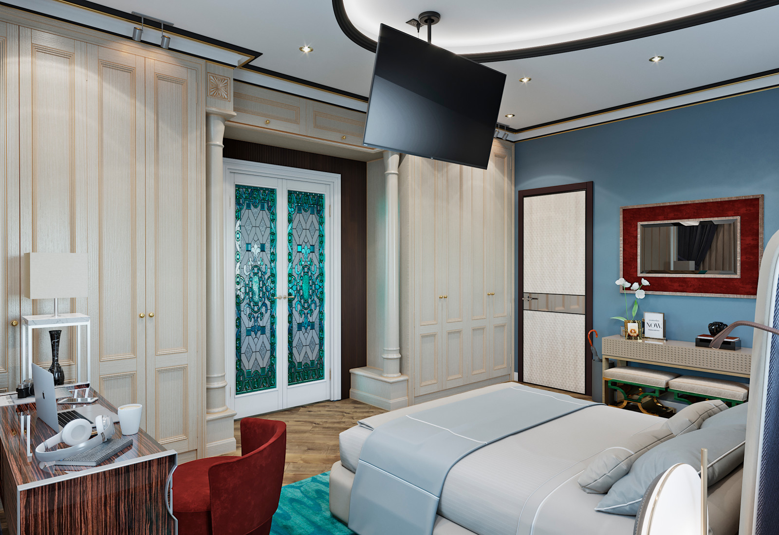 Спальня ар- деко