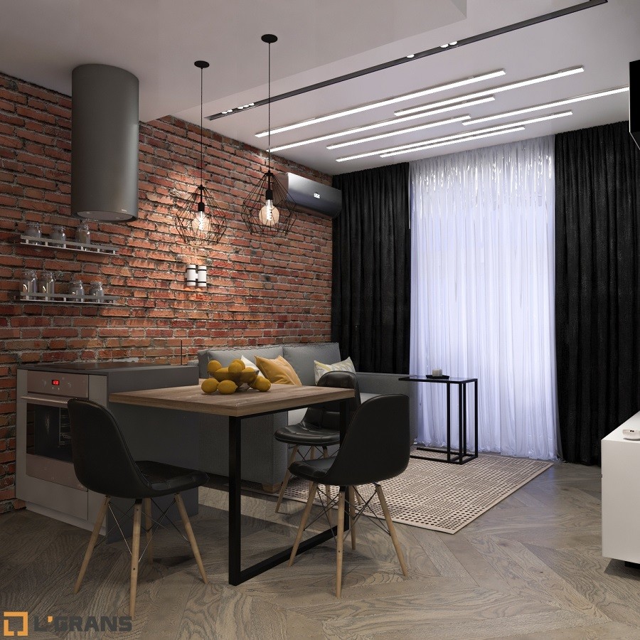 Дизайн интерьера 2к. квартиры в ЖК Культура