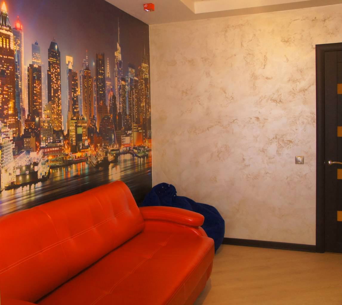 Декоративные краски и штукатурки в интерьере