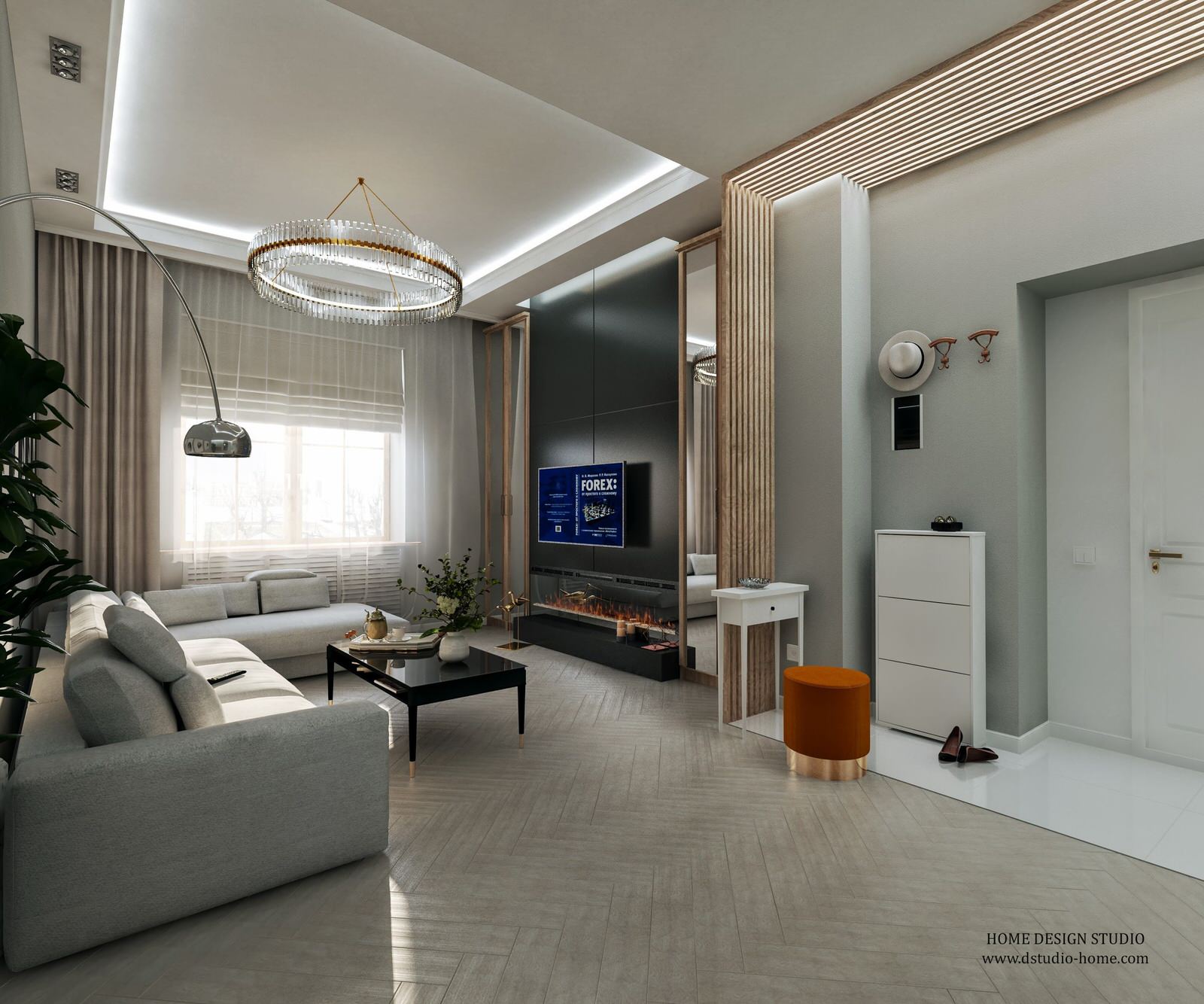 Обложка проекта: Квартира 87 кв.м. в районе Якиманка