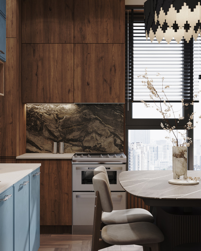 Квартира для семьи с двумя детьми в ЖК Monodom Lake г. Москва.