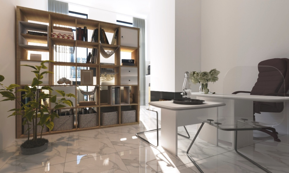 Офис или штаб-квартира, нейтральные цвета или нежные, выбор за вами)