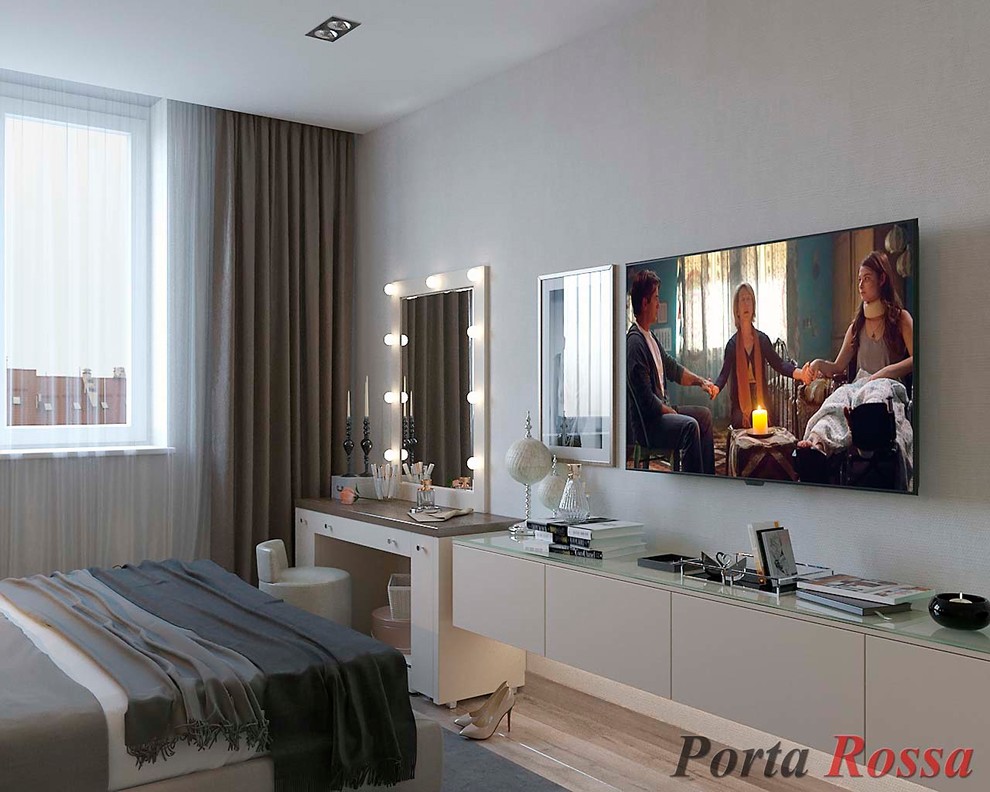 Bedroom design in Loft style