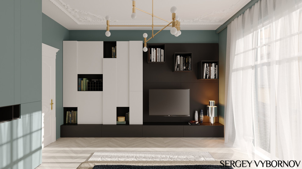 Обложка проекта: Неоклассика в спальне.