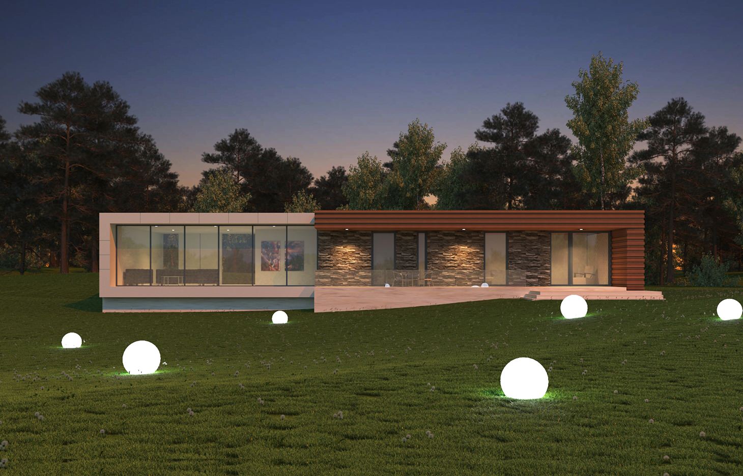 Обложка проекта: Современный дом в подмосковье