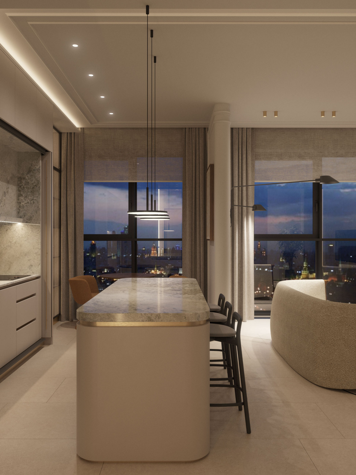 Дизайн-проект квартиры 65м², ЖК Sydney City