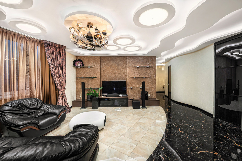 Криволинейный интерьер