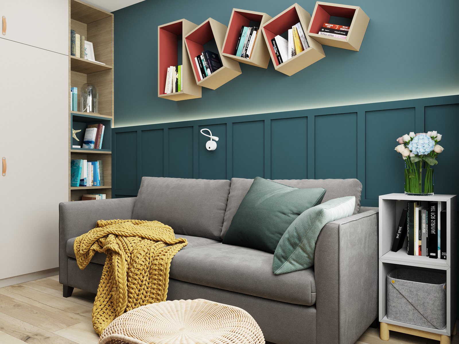 2-комн. квартира для пары в Бабяково, в ЖК Зелёный квартал