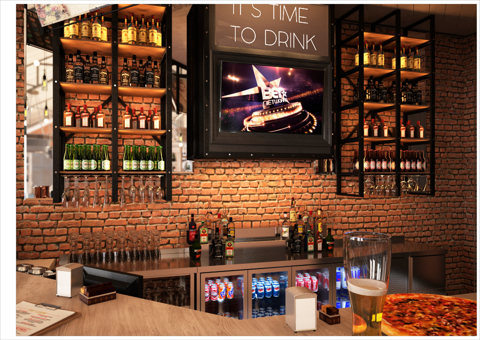 Restaurant_006_визуализация интерьера ресторана в "г. Волгодонск  51"