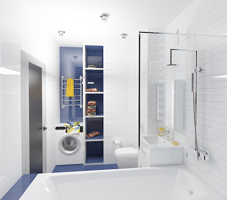 Однокомнатная квартира в серых тонах