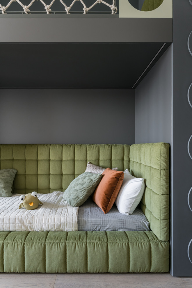 Квартира для активной семьи в минималистичном стиле