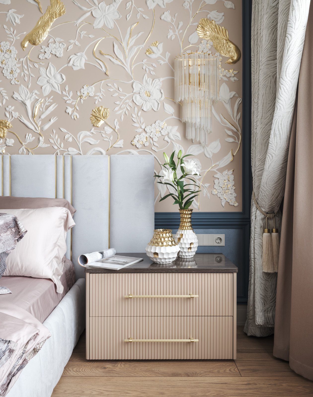 Реализация современной четырехкомнатной квартиры площадью 170 м²