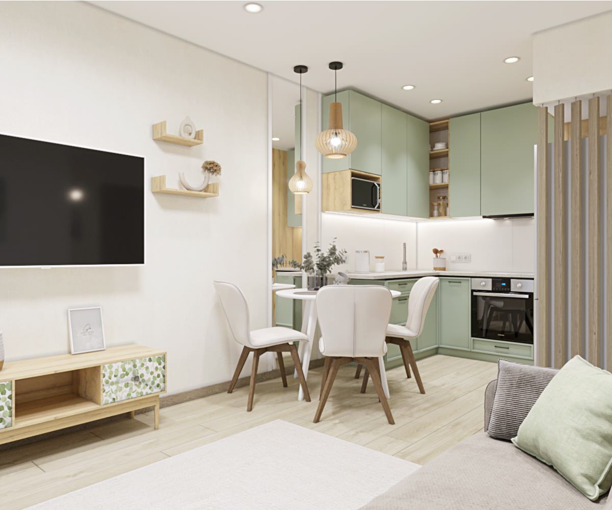 Однокомнатная квартира в ЖК Фамилия