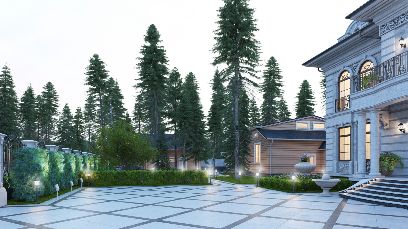 Лесной простор