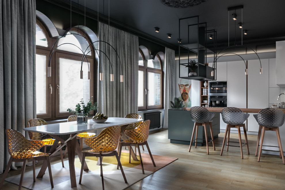 Обложка проекта: Частная квартира в стиле лофт для творческой пары