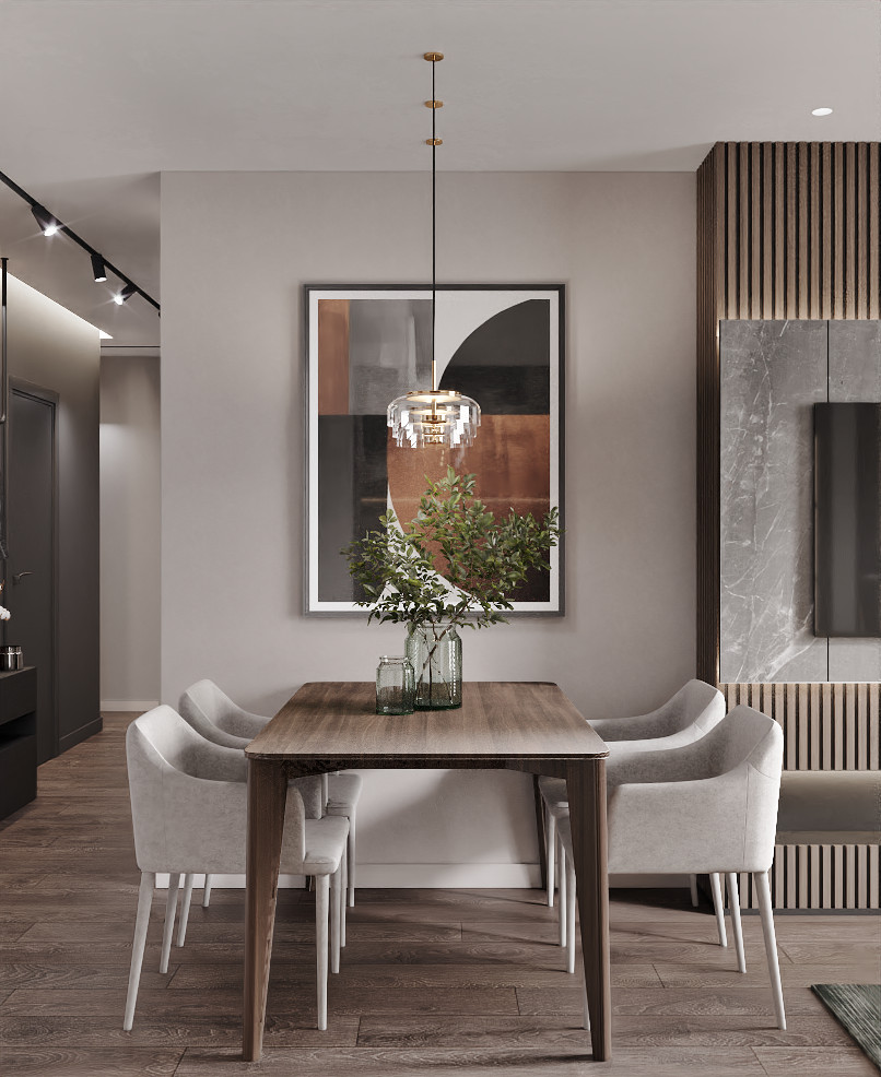 Дизайн-проект квартиры для молодой семьи в г. Москва