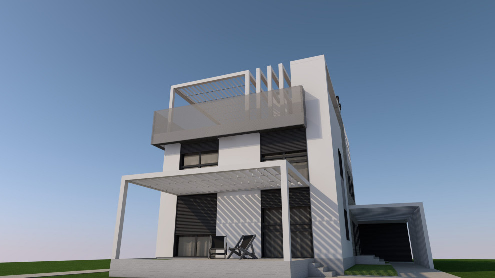 Современный аутентичный облик дома