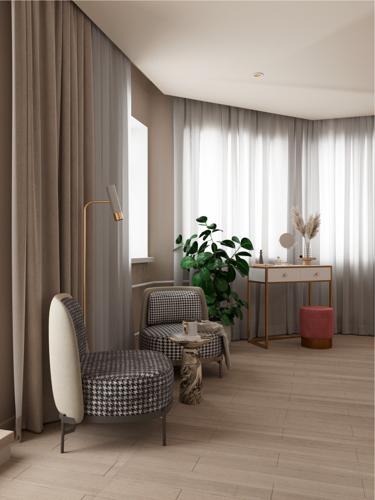 Квартира 200 м² у парка Царицыно (1 этаж)