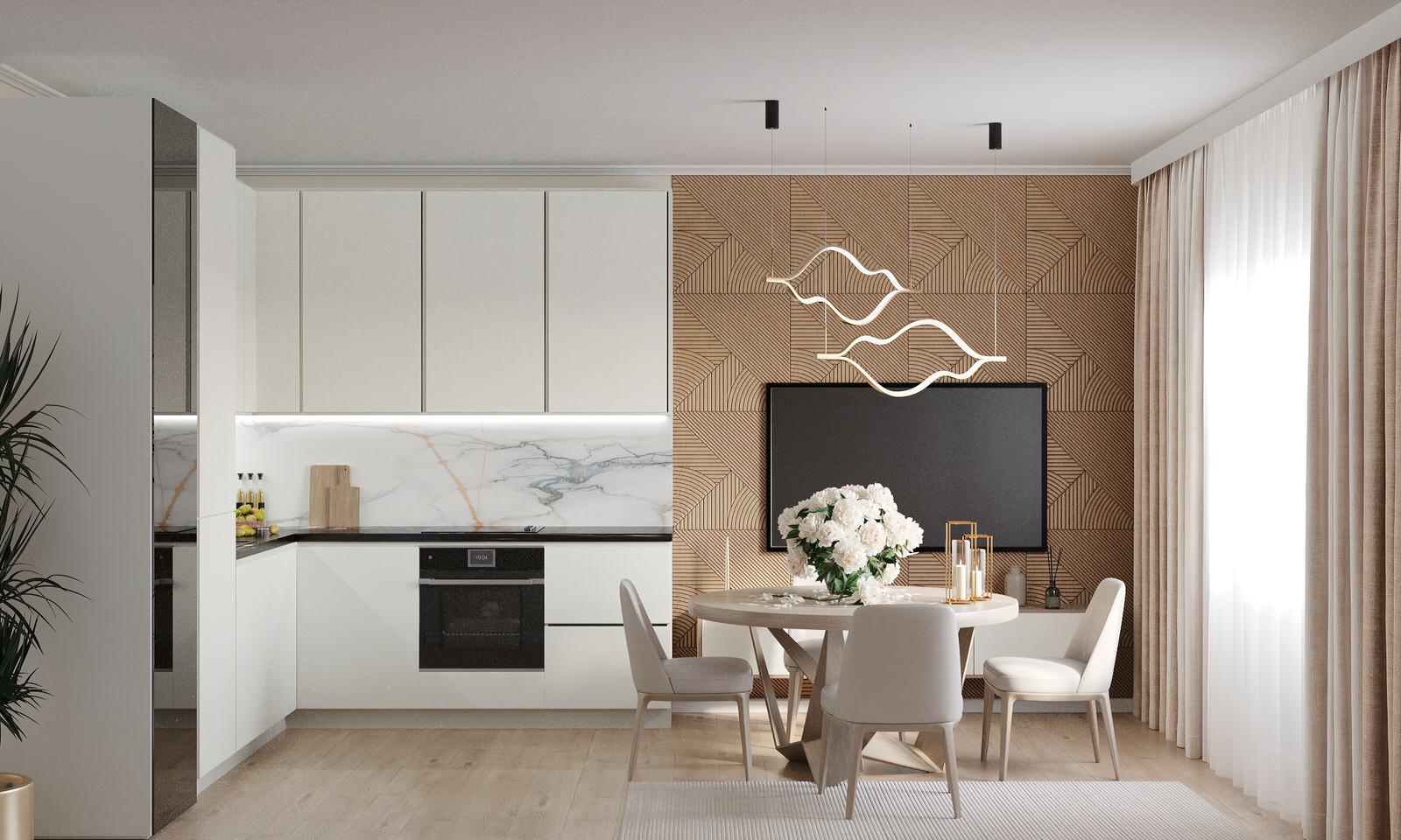 Трехкомнатная квартира 90м2