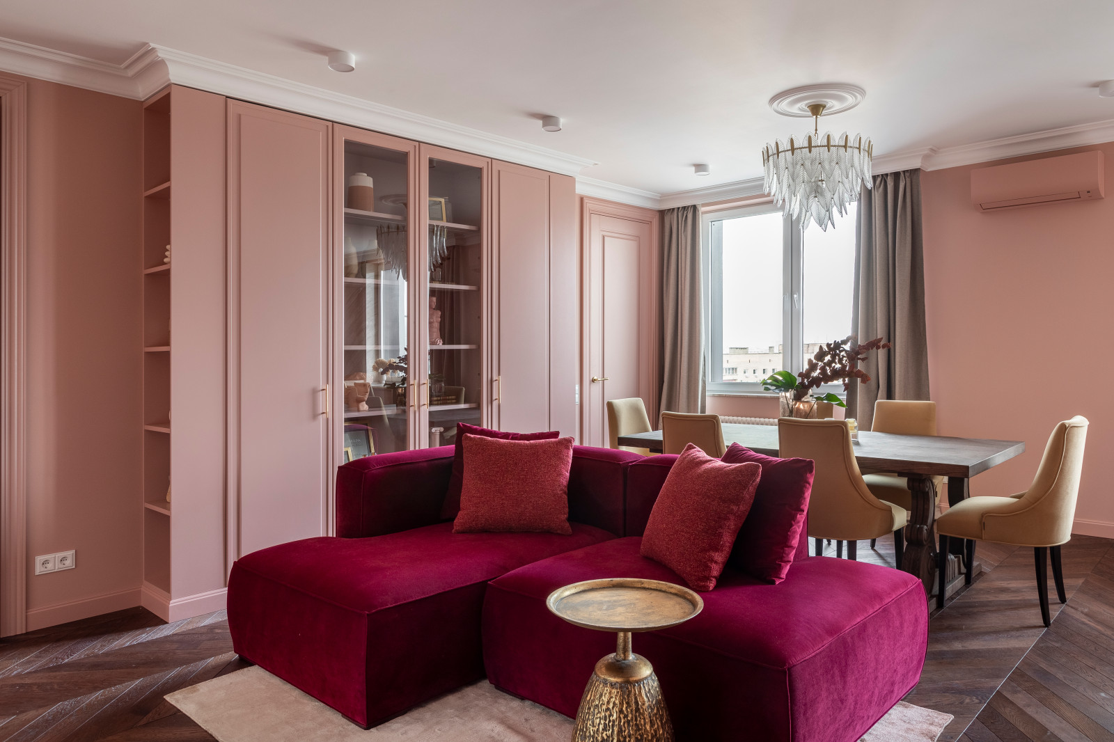 Обложка проекта: Квартира в пудровых тонах