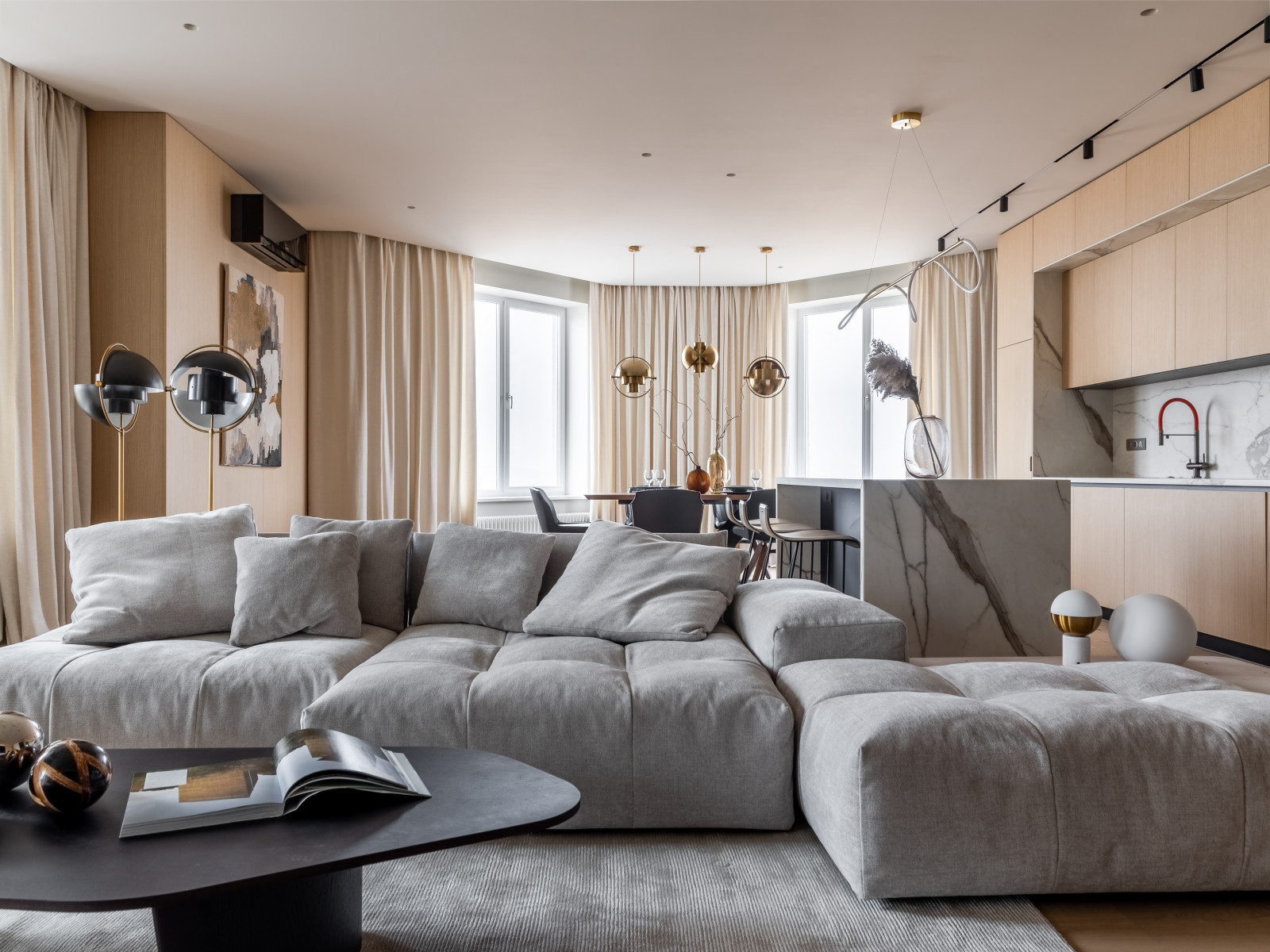 Проект квартиры 180 кв.м.