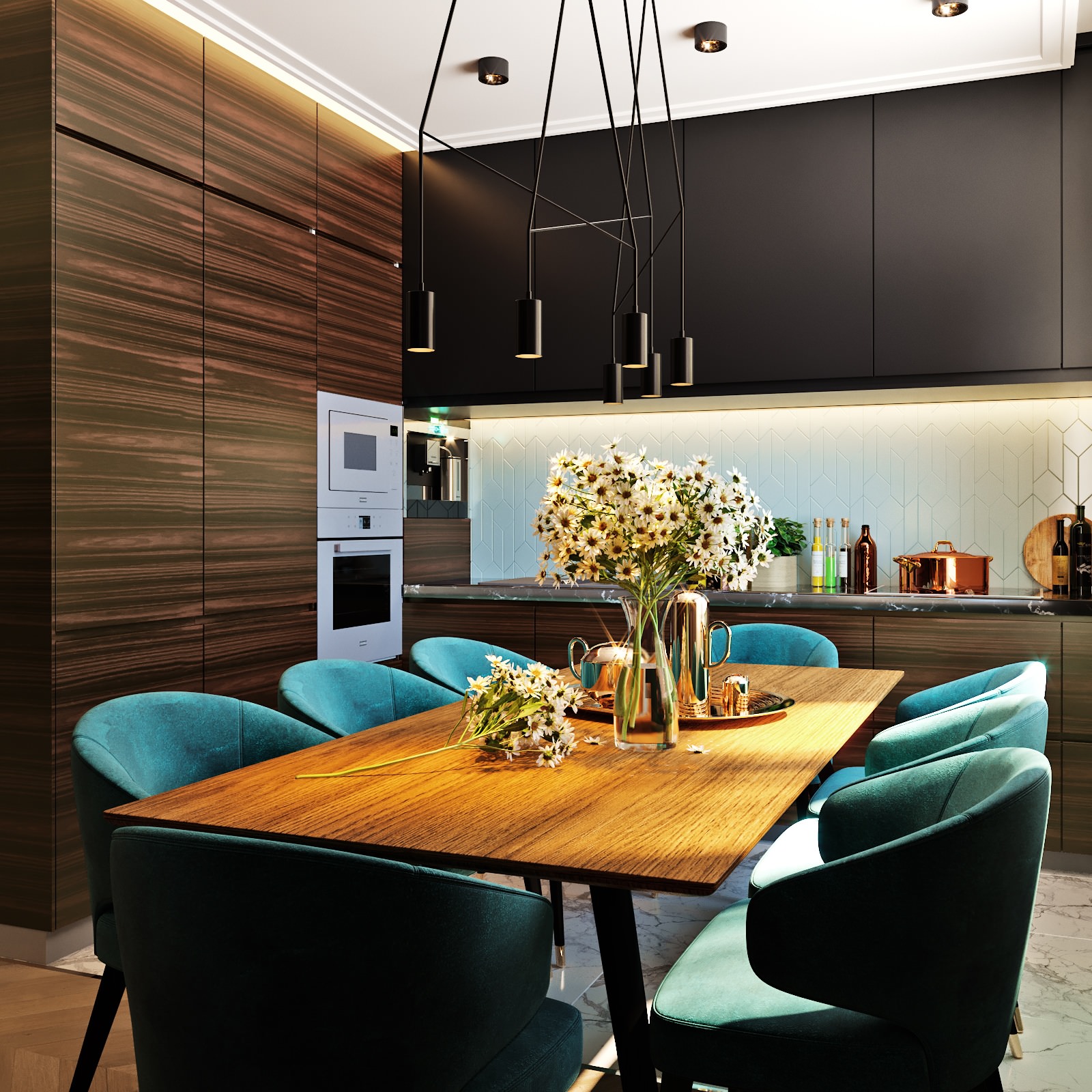 Трёхкомнатная квартира в ЖК "Феникс" 110 кв.м