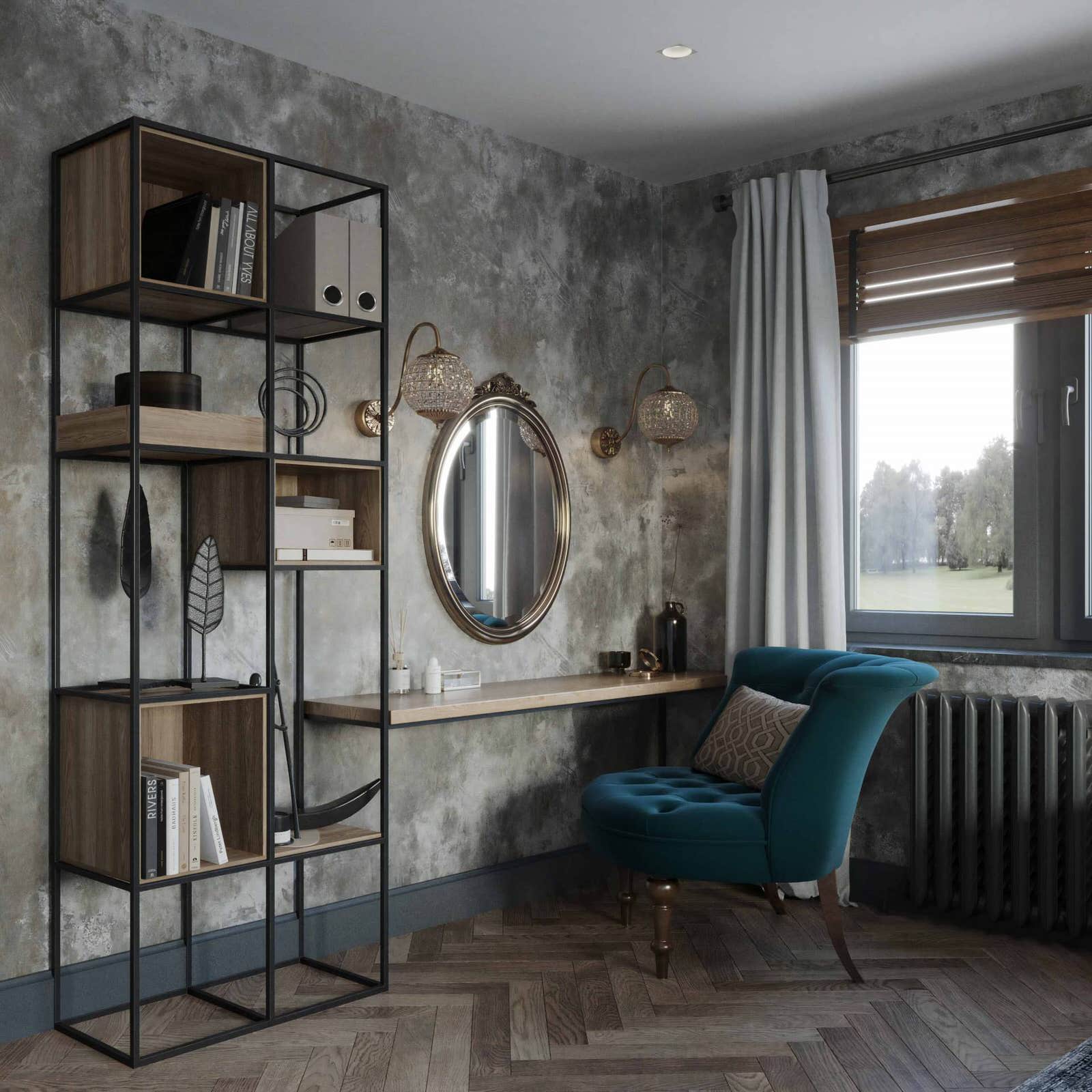 Дизайн и ремонт квартиры в КП «Новогорск» — Единство противоположностей