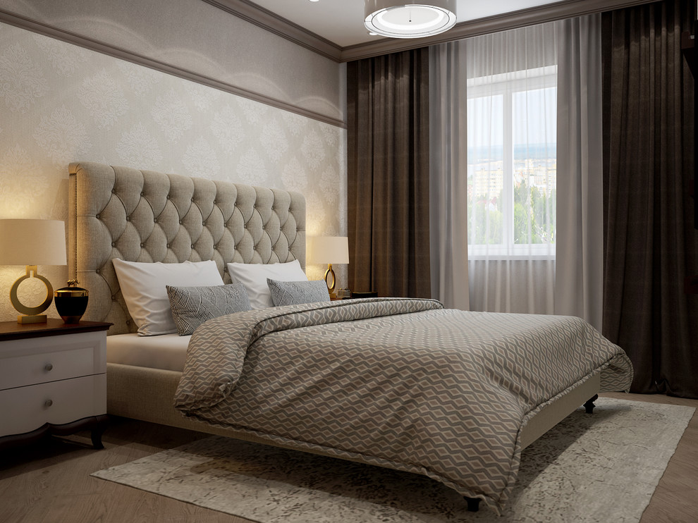 Обложка проекта: Дизайн проект двухкомнатной квартиры в ЖК "Панорама"