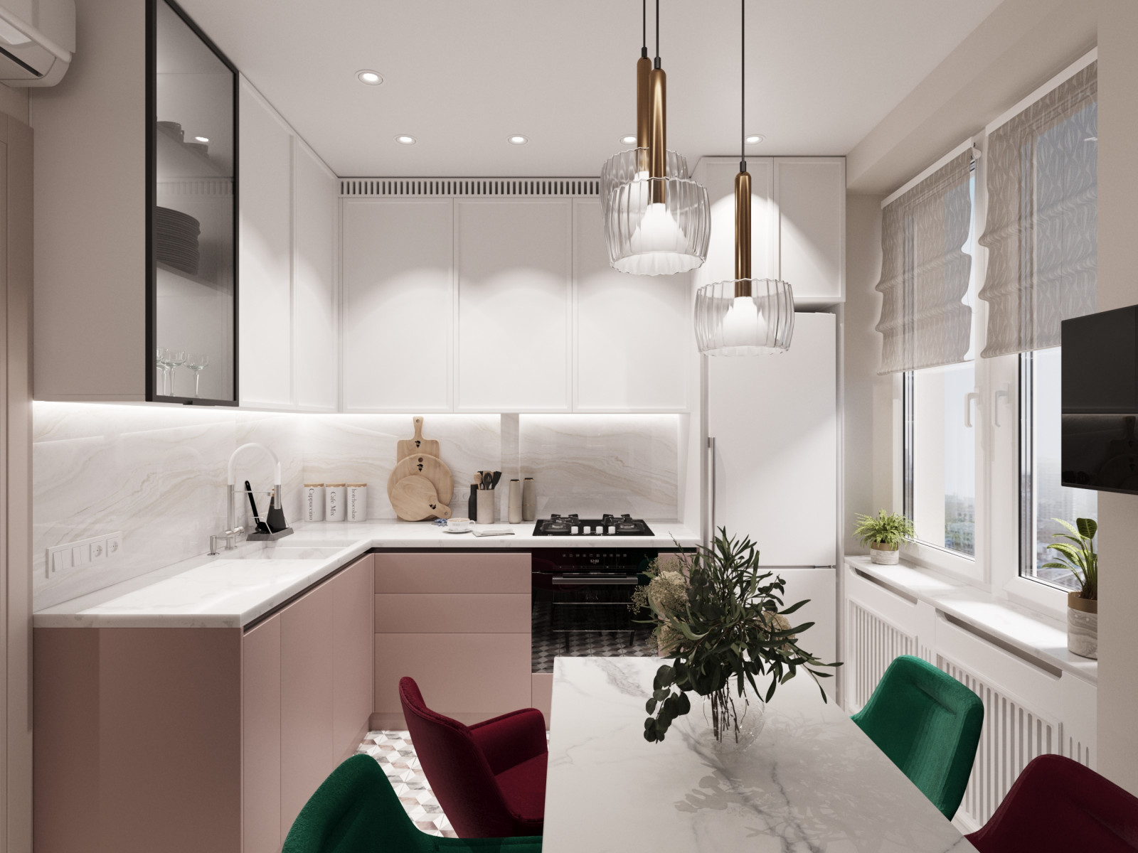 Дизайн проект квартиры 90 м2 с детской комнатой