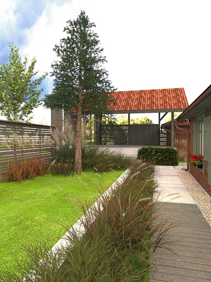 Внутренний двор коттеджа