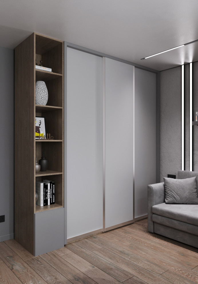 Обложка проекта: 3-х комнатная квартира в одном стиле