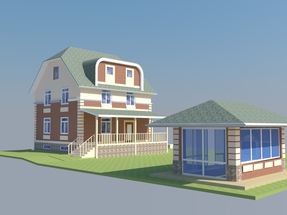 Проект административных зданий коттеджного поселка